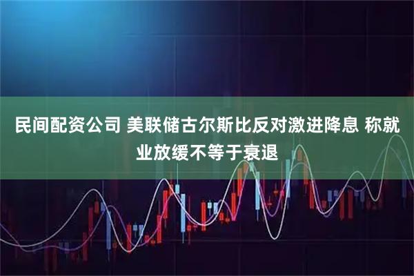 民间配资公司 美联储古尔斯比反对激进降息 称就业放缓不等于衰退